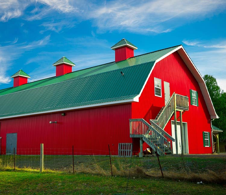 Red Barn in Wainwright, Oklahoma