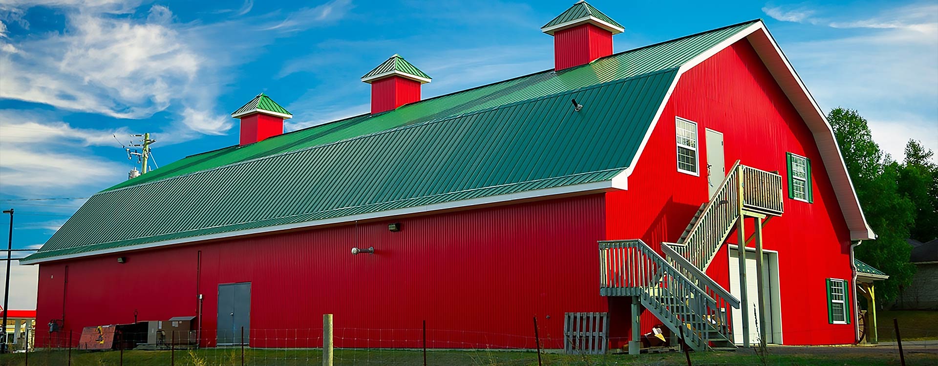 Red Barn in Wainwright, Oklahoma