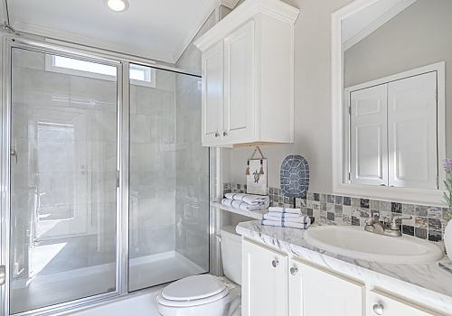  Oak Creek Tiny Home bathroom in Denison, TX