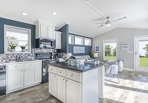  Interior view of Sandpiper Oak Creek tiny home in Muskogee, OK