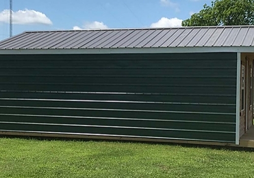 Side view of cedar cabin | Haskell, OK